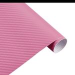 Karbon fólia, autófólia (127 x 15 cm) - rózsaszín fotó
