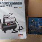 Új! FENGDA ® AS-186 airbrush kompresszor 3l-es tartállyal fotó