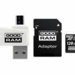 Goodram M1A4-1280R12 MicroSDHC 128GB CL10 memóriakártya + adapter + kártyaolvasó - GOODRAM fotó