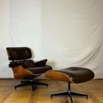 Ray & Charles Eames bőrfotel midcentury fotel (replika) fotó