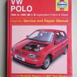 Volkswagen Polo javítási könyv (1994-1999) Haynes fotó