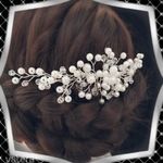 Ékszerek-hajdíszek, hajcsatok: Esküvői, menyasszonyi, alkalmi hajdísz ES-H-FÉ20e fotó