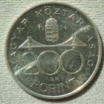1994 ezüst 200 Forint fotó