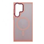 Magsafe Apple iPhone 14 (6.1) TPU/PC tok (vezetéknélküli töltéshez) pink fotó