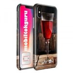 Egy pohár vörösbor Samsung Galaxy A12 telefontok védőtok fotó