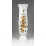 0T886 Régi virágmintás Zsolnay porcelán váza 27 cm fotó