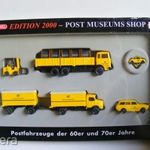 FA60 H0 1: 87 Wiking 80-04 Edition 2000 Posta szett, targonca, MP LP2223, VW Variant, MB L 1413 fotó