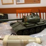 Szovjet T55 távirányítós játék tank fotó