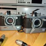 kuriózum 2x ROBOT RECORDER 24BE ELECTRONIC MOVIE CAMERAS fényképezőgép teszteletlen fotó
