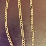 arany nyaklánc és arany karkötő (figaró mintázatú olasz és magyar 14 karátos arany) fotó