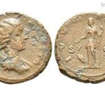 Lucilla Augusta (148-182) As, Róma, Juno, páva, Római Birodalom fotó