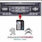 Peugeot , Citroen SD kártyás navi 2024-es EU térkép + fix radarok fotó