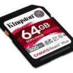 Kingston Canvas React Plus 64 GB SD UHS-II Class 10 memóriakártya - KINGSTON fotó