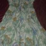 mintás hosszú ruha Jacgues Vert 42/44-s h: 128 cm mb: 106-118 cm fotó