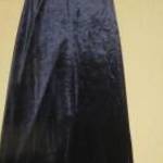 sötétkék maxi tükörbársony ruha Topshop 8/34-s h: 135 cm mb: 67-94 cm keresztpántos fotó