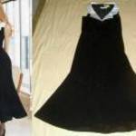 Next Ladieswear sötétkék maxi gombos ruha 8/36-s fotó