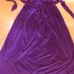 lila bőrhatású maxi ruha Lili fotó