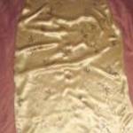 arany mintás maxi szatén ruha Dorothy Perkins 16/42-s h: 142 cm mb: 100-108 fotó