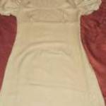 drapp enyhén fénylő ruha George 12/40-s puffos ujj h: 84 cm mb: 88-91 fotó