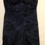 fekete selyem csipke ruha Fashion Wave h: 86 cm mb: 72-82 cm 8-s fotó