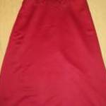 pirosas bordó pánt nélküli szatén maxi ruha Amanda Wyatt 18-s mb: 100 cm db: 93 cm fotó