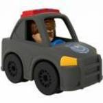 Fisher Price - Little people - fekete rendőrautó 8cm-es GTV12 - Mattel fotó