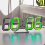 LED digitális óra és hőmérő / asztali / falra szerelhető fotó