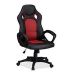 Gamer szék Basic, színes háttámla, piros fotó