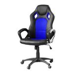 Gamer szék Basic, színes háttámla, kék fotó