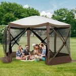 8 személyes vízálló kemping sátor, tárolóval és szúnyoghálóval fotó