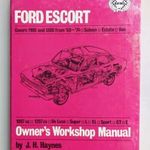 Ford Escort Mk I javítási könyv (1968-1974) Haynes fotó