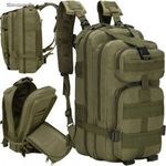 XL-es katonai hátizsák, zöld fotó