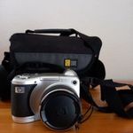 HP digitális fényképezőgép táskájával együtt eladó! fotó