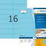 105*37 mm-es Herma A4 íves etikett címke, kék színű (100 ív/doboz) fotó