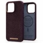 Njord Salmon Leather Magsafe Case iPhone 14 Pro Max Eldur | Rust fotó