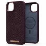 Njord Salmon Leather Magsafe Case iPhone 14 Plus Eldur | Rust fotó