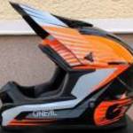 Új ONEAL 1 series Stream fekete/narancssárga MX, motocross, cross sisak, bukósisak (S, M, L) fotó