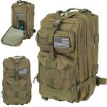 Katonai túra hátizsák XL, zöld, 35 literes fotó