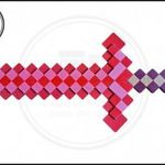 Minecraft kard Piros - Piros ( Láva kard ) fotó
