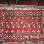 Garantáltan kézi csomózású, antik perzsa szőnyeg, Ny.Turkesztán-Tekke 1940 környéke fotó
