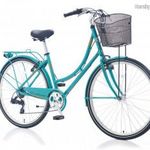 Corelli Nobilis 1.0 könnyűvázas női városi kerékpár 19" Kék fotó