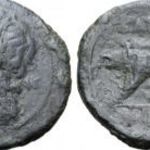 Szicilia Akragas (Kr.e. 287-279) Phintias , Persephone és vaddisznó, ókori görögök fotó