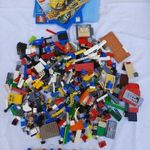 1kg vegyes ömlesztett LEGO csomag 10db figurával - ajándék összerakási útmutatók (eredeti lego) b fotó