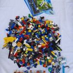 1kg vegyes ömlesztett LEGO csomag 10db figurával - ajándék összerakási útmutatók (eredeti lego) c fotó