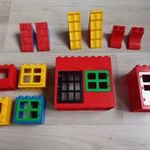 Lego Duplo ház elemek, ablakok, ajtó, tetők fotó