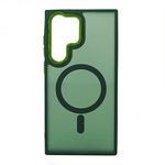 Magsafe Apple iPhone 13 Pro (6.1) TPU/PC tok (vezetéknélküli töltéshez) zöld fotó