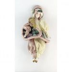 0O226 Velencei karneváli porcelánfejű baba 45 cm fotó
