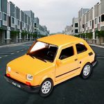 Fiat Polski 126 / fém autómodell - retro / sárga fotó