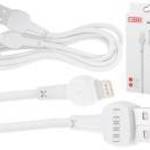 L-brno USB-Lightning kábel, 100cm, fehér fotó