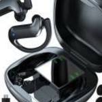 Vezeték nélküli ergonomikus fülhallgató powerbank tartóval - Izoxis fotó